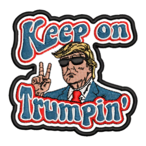 Keep on trump | Ready design | Custom embroidery digitizing | Best quality digitizing